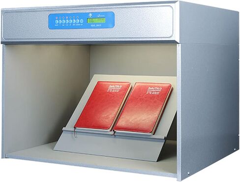 Color Matching Cabinet with 5 Light Sources, Textile Printing Color Assessment Box, Professional Light Booth for Accurate Color Evaluation, Ideal for Labs and Quality Control in Saudi Arabia