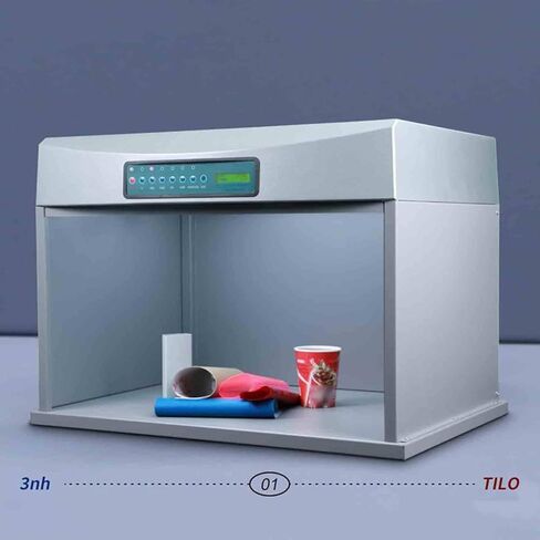 Color Matching Cabinet with 5 Light Sources, Textile Printing Color Assessment Box, Professional Light Booth for Accurate Color Evaluation, Ideal for Labs and Quality Control in Saudi Arabia