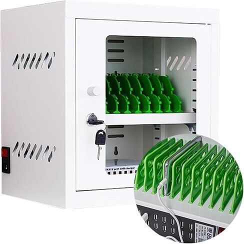 Mobile Phone Charging Cabinet, Cell Mobile Phone Organizer, Transparent Locking Multi Compartment Mobile Phone Storage Box,60slots in Saudi Arabia