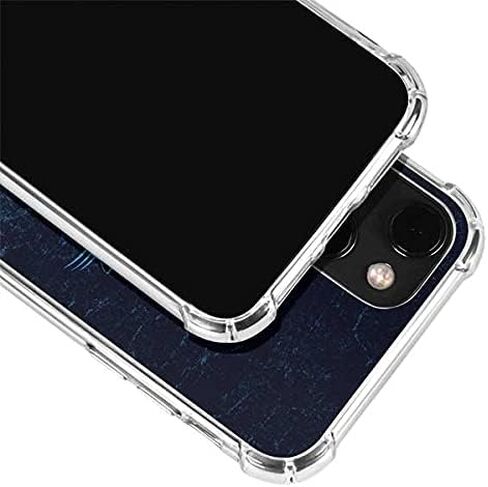 Skinit Clear Phone Case Compatible with iPhone 13 - Officially Licensed NFL Carolina Panthers Distressed Design in Saudi Arabia