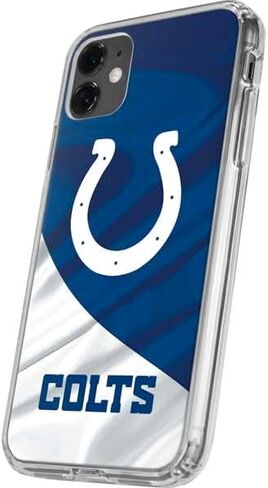 حافظة هاتف Skinit الشفافة متوافقة مع iPhone 11 - تصميم NFL Indianapolis Colts المرخص رسميًا in Saudi Arabia