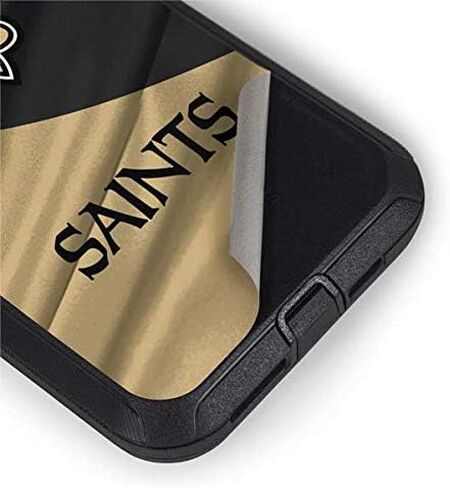 Skinit Decal Skin Compatible with OtterBox Defender iPhone 11 Case - Officially Licensed NFL New Orleans Saints Design in Saudi Arabia