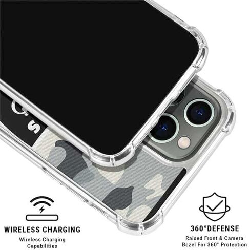 Skinit Clear Phone Case Compatible with iPhone 15 Pro Max - Officially Licensed NFL Las Vegas Raiders Camo Design in Saudi Arabia