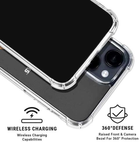 حافظة هاتف Skinit الشفافة متوافقة مع iPhone 15 - تصميم مرخص رسميًا من NHL Chicago Blackhawks in Saudi Arabia