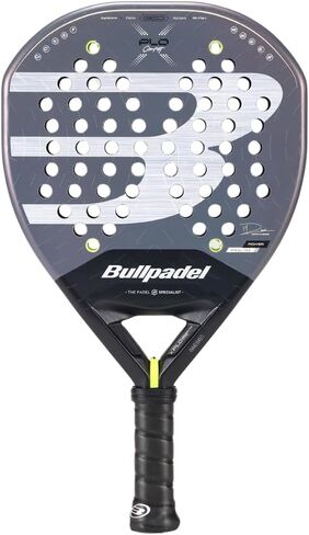 BULLPADEL Padel Racket XPLO Comfort 2026 | Explosive Pala Padel for Superior Comfort and Ease | Geometric Shape, Fibrix Face & Multieva Core | Hexature Rigidity, Air Power, Wave System, Custom Weight in Kuwait