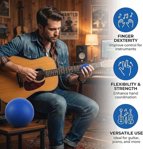 Hand Exercise Grip Ball, Finger Strengthener, Wrist and Hand Training Tool for Sports and Fitness in Saudi Arabia