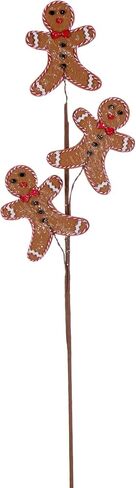 Vickerman 28" Gingerbread Man Spray, 6 per Bag. in Saudi Arabia