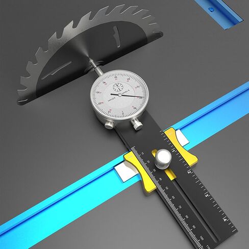 مقياس ميتري منشار الطاولة مع مؤشر القرص، أداة معايرة ورشة العمل لمناشير الطاولة، مناشير الشريط، مكابس الحفر، المحاذاة الدقيقة ومعايرة آلات ورشة العمل in Kuwait