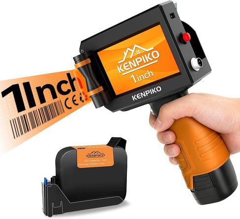 72ml Black Fast Dry Ink Cartridge PK2599 for 1 Inch Print Height Handheld Inkjet Printer KP008, 1inch/25.4mm Solvent Quick-Drying Ink Cartridge Replacement - Black in Kuwait