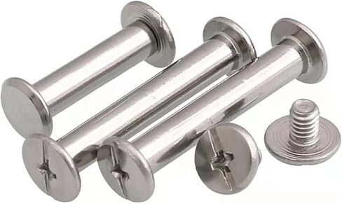 Bookbinding Screws, Stainless Steel M5 Post Binding Screws Pack of 10 5-60mm(45mm) in Saudi Arabia
