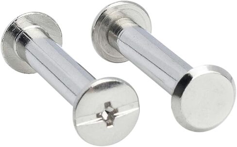 Bookbinding Screws, Pack of 10 D4 D5 Post Binding Screws 304 Stainless Steel Sets(10mm,D4(M3) 10 Sets) in Saudi Arabia
