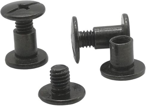 Bookbinding Screws, Spacer Screws Pack of 100 Black M5x mm(6MM-100 Sets) in Saudi Arabia