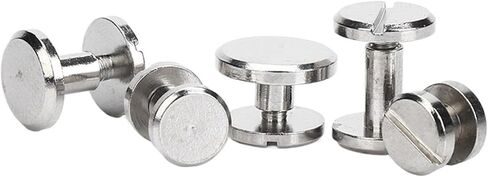 Bookbinding Screws, Binding Screws Pack of 10 Nickel-Plated Multiple Sizes(25mm) in Saudi Arabia