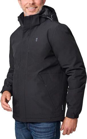 Free Country Men's Winter Softshell Ski Jacket Water and Wind Resistant Coat Warm Insulated Hooded for Men-Denali in Saudi Arabia