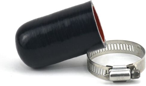 1-3/16" (30mm) 4-layer Reinforced Silicone Hose Cap/Silicone Plug/Vacuum Cover With Fixture,For Turbine Bypass Valve Port, Throttle Body Water Hole, Radiator Port, Heater Core，Leak Repair（1Pcs） in Kuwait
