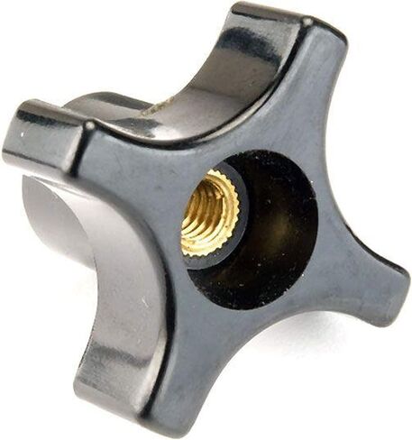 WOODRIVER Knob Four Arm with Through Hole 5/16"-18 Insert in Saudi Arabia