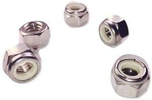 4-40 Nylon Insert Lock Nut Stainless Steel 18-8 (304) Stop Nut (100-PACK) in Kuwait