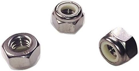 4-40 Nylon Insert Lock Nut Stainless Steel 18-8 (304) Stop Nut (100-PACK) in Kuwait