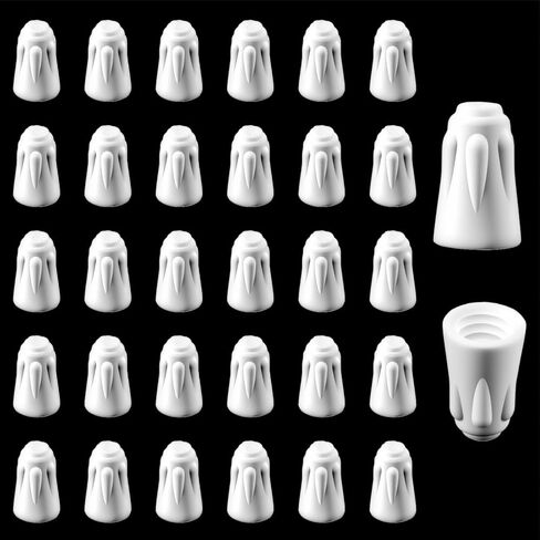 Molain 30PCS Ceramic Wire Connector, High Temperature Resistant Ceramic Wire Nuts 18-8 AWG Small Porcelain Connector Twist Caps for Electrical Repairs in Saudi Arabia
