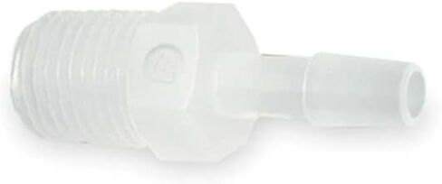 محول ذكر Eldon James Barbed x MNPT، فلوريد البولي فينيلدين، مقاس 1 بوصة، طبيعي - A16-16NK in Kuwait