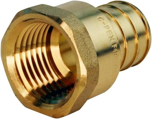 Apollo Apxfa3412 Pex Barb Adapter, 3/4 Inch X 1/2 Inch, Brass in Saudi Arabia