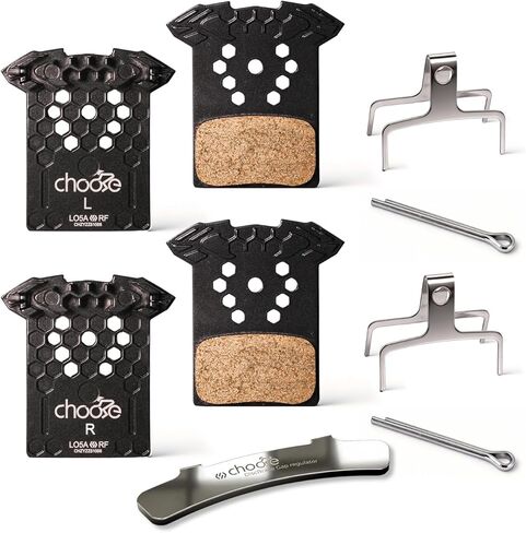 Chooee L05A-RF Disc Brake Pads,Cooling Fin Bike Brake Pads for Shimano L02A L03A L04A,2 Pair Polymetallic Bicycle Brake Pads for Shimano XTR XT SLX DEORE Brake Pad in Saudi Arabia