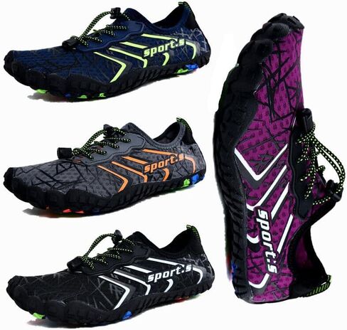 Water Shoes - Water Shoes for Men & Women, Athletic Barefoot Shoes for Beach Surfing Hiking & Swimming, Non Slip Breathable Lightweight & Quick Drying Aqua Shoes for Pool in Saudi Arabia