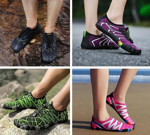 Water Shoes - Water Shoes for Men & Women, Athletic Barefoot Shoes for Beach Surfing Hiking & Swimming, Non Slip Breathable Lightweight & Quick Drying Aqua Shoes for Pool in Saudi Arabia