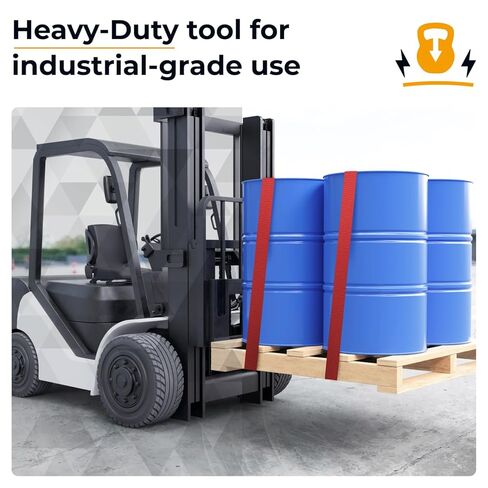 IDL Packaging MUL-395 PRO أداة شد الرموش شديدة التحمل لربط الحبل، بعرض يصل إلى 2 بوصة in Saudi Arabia