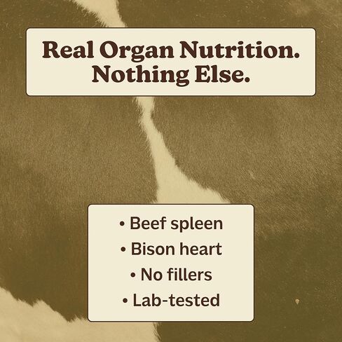 MK Supplements IRONCLAD | Beef Spleen & Bison Heart Capsules | ~58% DV Heme Iron + CoQ10 | No GI Distress | Freeze-Dried | 150 Capsules in Kuwait