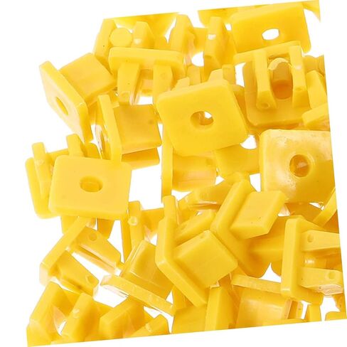 Luxshiny 100pcs Car Accessories Bumper Guard Retainer Nut Car Part Sturdy Plastic Materials Protection Compatible in Kuwait