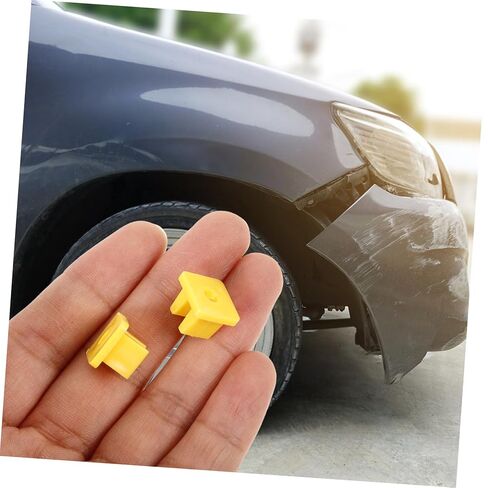 Luxshiny 100pcs Car Accessories Bumper Guard Retainer Nut Car Part Sturdy Plastic Materials Protection Compatible in Kuwait