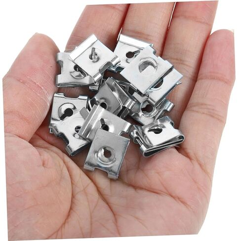 100pcs u Clips Automotive Fastener Nuts for Panel Mounting Durable U-Type Clips for Car Interiors Dashboards and Bumpers High Strength and Wear Resistant in Saudi Arabia