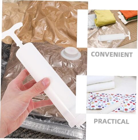 2Pcs Manual Vacuum Pump for Storage Bags Hand Pump for Vacuum Compression Bags Portable and Easy to Use for Travel Works with Various Vacuum Storage in Saudi Arabia