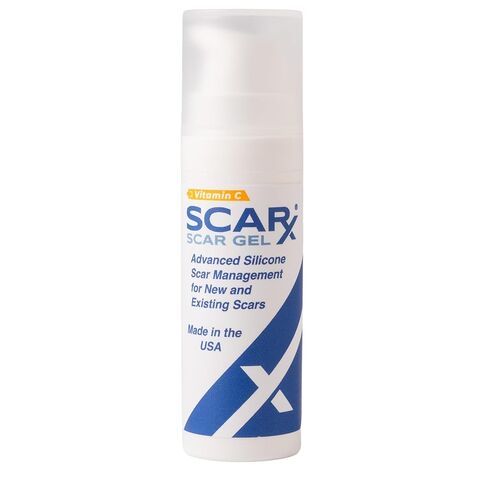 Scarx - Advanced Silicone Scar Gel With Vitamin C - Scar Reduction Topical For Hypertrophic Scars & Keloids After Surgery, Burns, Injuries - Prevent New Scars - Fade Old Scarring - 0.5oz (15g) Bottle in Saudi Arabia