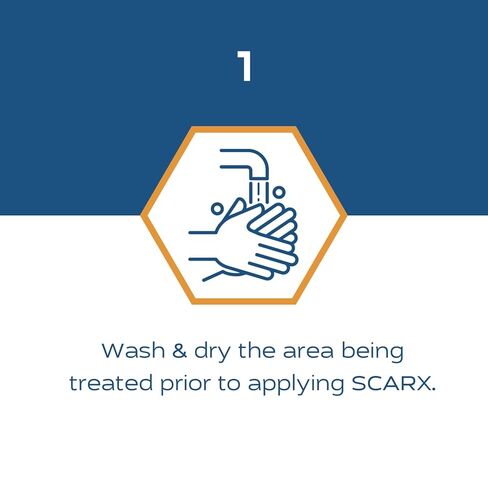 Scarx - Advanced Silicone Scar Gel With Vitamin C - Scar Reduction Topical For Hypertrophic Scars & Keloids After Surgery, Burns, Injuries - Prevent New Scars - Fade Old Scarring - 0.5oz (15g) Bottle in Saudi Arabia