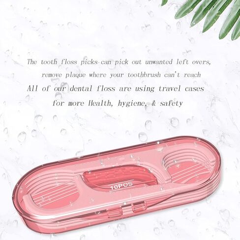 6pcs-Portable 2-in-1 Floss and Toothpick Case - Travel Oral Care Container, Compact Hygiene Kit, Dual Storage Box, Mini Dental Pick Holder in Saudi Arabia