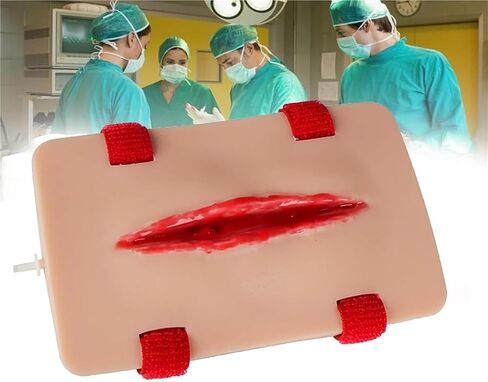 Wound Simulator, Trainer Kit, Wearable Design, Reusable, for Classroom Training, Practicing First Aid in Kuwait