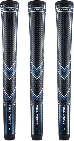 3 Pack Oversized Golf Grips with 5 Grip Tapes – Non-Slip PU Surface Golf Club Grip Replacement Kit, High Traction Rubber Grip for Driver Irons Hybrids Wedges in Kuwait