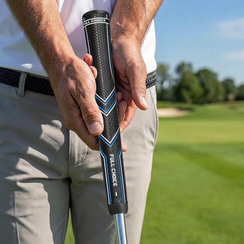 3 Pack Oversized Golf Grips with 5 Grip Tapes – Non-Slip PU Surface Golf Club Grip Replacement Kit, High Traction Rubber Grip for Driver Irons Hybrids Wedges in Kuwait