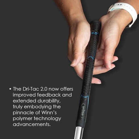 Winn Golf Dri-Tac 2.0 Undersize -1/32" Golf Club Grips for Ladies and Men, Shock Absorption, AVS Technology, Optimal Hand Alignment in Saudi Arabia
