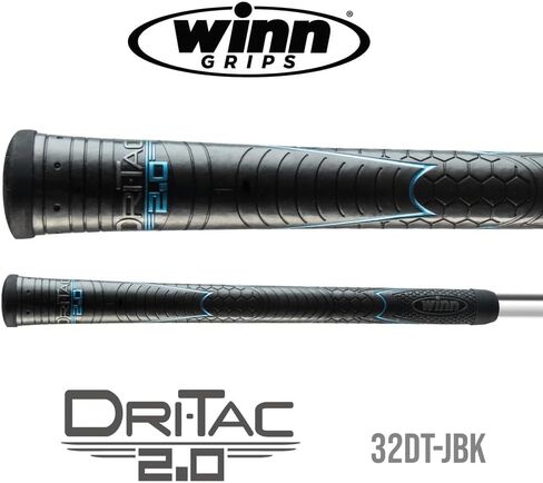 Winn Golf Dri-Tac 2.0 Undersize -1/32" Golf Club Grips for Ladies and Men, Shock Absorption, AVS Technology, Optimal Hand Alignment in Saudi Arabia