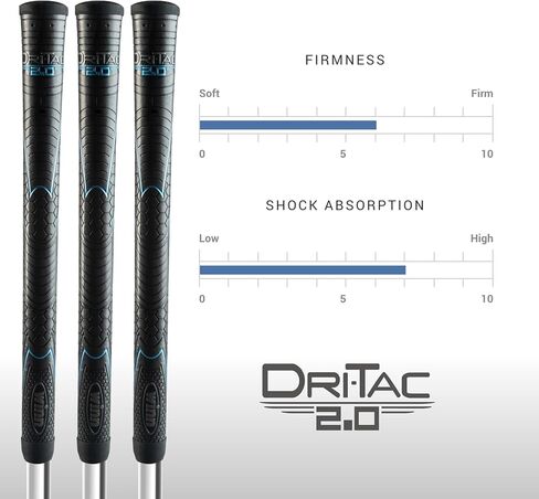 Winn Golf Dri-Tac 2.0 Undersize -1/32" Golf Club Grips for Ladies and Men, Shock Absorption, AVS Technology, Optimal Hand Alignment in Saudi Arabia