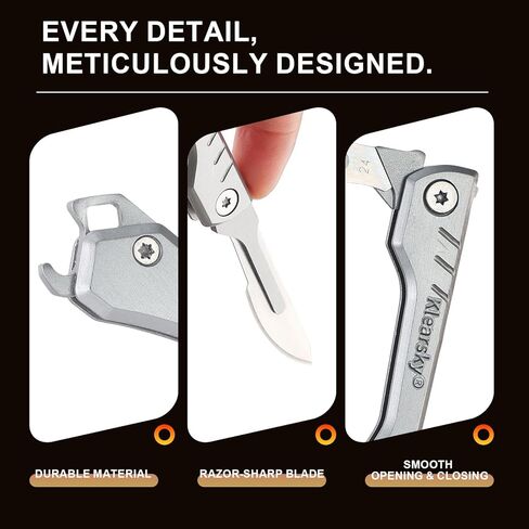 نموذج جديد لعام 2026 من الخبز الفاخر - أداة احترافية قابلة للطي لتسجيل العجين مع شفرات من الفولاذ الكربوني الآمن غذائيًا، و5 شفرات بديلة إضافية، وتصميم آمن ومقبض محكم in Kuwait