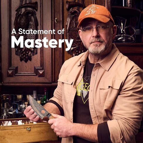 ماتساتو أوسورين سكين الشيف 6.3 بوصة - سكين مطبخ ياباني من الفولاذ المقاوم للصدأ، سكين الشيف الاحترافي للطهي، سكين قطع اللحوم، سكين التقطيع، سكاكين المطبخ الحادة للطهي وإعداد الطعام in Kuwait