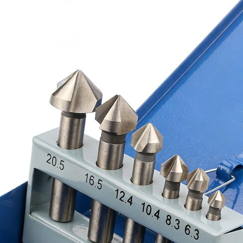 6-Piece HSS Drill Bit Set – Premium High-Speed Steel Twist Drill Bits for Metal, Wood & Plastic in Saudi Arabia