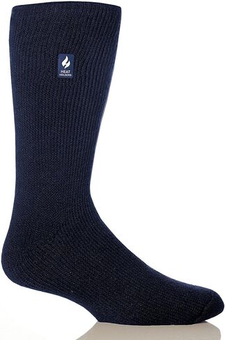 HEAT HOLDERS Men’s Dunlin LITE Crew Socks| Warm + Soft, Hiking, Cabin, Cozy at Home| 5X Warmer Than Cotton Socks in Saudi Arabia