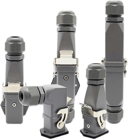 Connector kit 4/5/6/8-pin male and female rectangular industrial socket(WHA05WD) in Kuwait