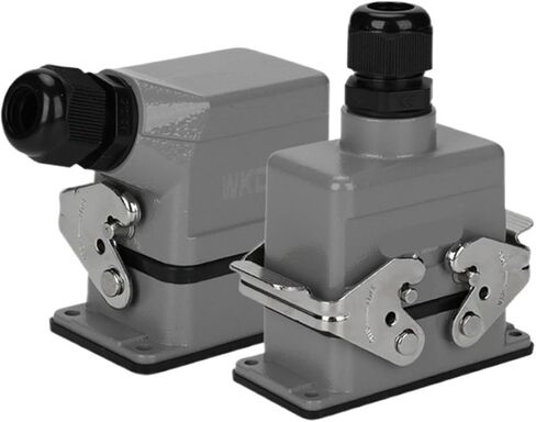 HDC Connector 6/10/16/24/32/48 Pin Top/Side Outlet Rectangular(32 Core Top Entry) in Kuwait