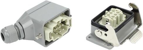 موصل الأسلاك 6/10/16/24/32/48 دبوس علوي/جانبي مزود طاقة صناعي (16 مدخل جانبي أساسي) in Kuwait